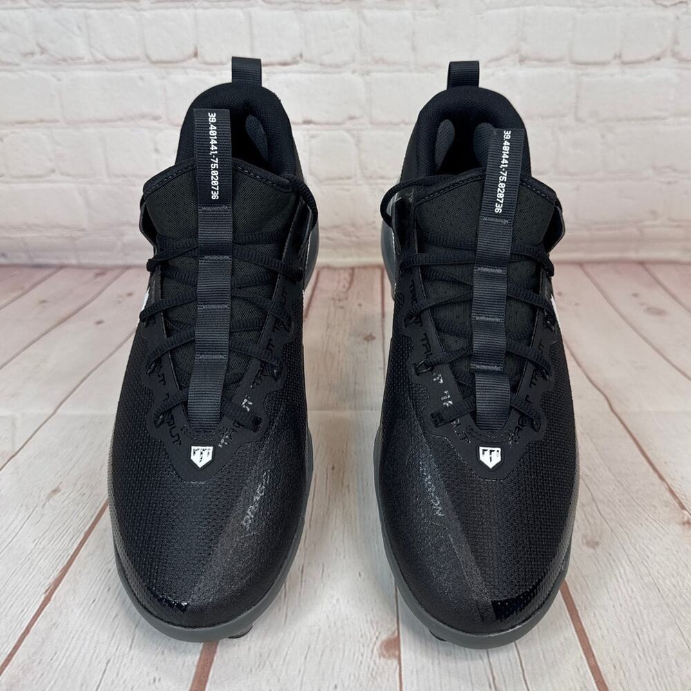 Nike Force Trout 9 Elite MCS Black Baseball Cleats Mens Size 12 (FZ0884-001) - Picture 7 of 11